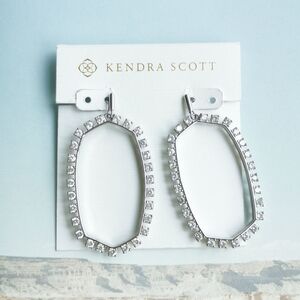 Kendra Scott Danielle Crystal Earrings Silver